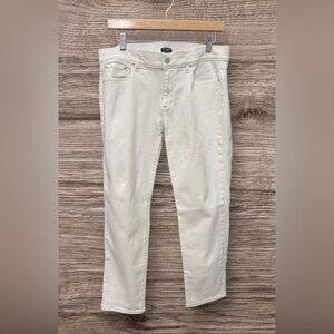 Ann Taylor White Skinny Jeans